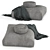 Sedona Pillow Duo: Maximum Comfort 3D model small image 3