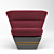 Modern Argos Armchair: Stylish, Sleek, and Comfortable 3D model small image 1