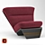 Modern Argos Armchair: Stylish, Sleek, and Comfortable 3D model small image 5