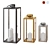 Elegant Decorative Lantern Set 3D model small image 1