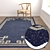 Versatile Carpet Set 1831 | High-Quality Textures 3D model small image 5