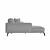 Modern Gray Sectional Sofa 3D model small image 5