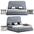 Luxury Madison Bed: Exquisite Design & Unbeatable Comfort 3D model small image 1