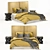 Modern Stylish Bed Design 3D model small image 5