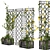 Outdoor Box Wall Decor: Plants 3D model small image 3