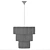 XL Iron/Raffia Ceiling Lamp - Tinekhome 3D model small image 3