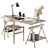 Elegant Workstation for Home 3D model small image 1