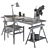 Elegant Workstation for Home 3D model small image 5