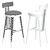 Contemporary Bar Chair: Blakey 3D model small image 4