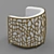 Luxury Golden Frame Armchair 3D model small image 2