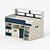 5-Piece Kids Loft Bed Set 3D model small image 3