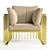 Ethereal Comfort Armchair 3D model small image 4