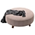 Elegant Wool Pouf: Paolo Castelli VAO 3D model small image 3