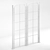 Elegant Metal Fence Panel 3D model small image 4