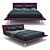 Onda Poliform - Luxury Bed for Ultimate Comfort 3D model small image 1