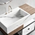 Italgraniti ACQUA C Set 2: Stylish Porcelain Stoneware Vanity Unit 3D model small image 2