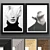 Elegant Art Frame Set 3D model small image 1