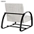 Sleek Stainless Steel Chair 3D model small image 4