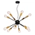 Modern Sputnik 12 Chandelier 3D model small image 1