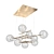 G&R Bolle Orizzontale: Chic Ceiling Lamp 3D model small image 9