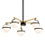 Sleek Croco Pendant Light 3D model small image 1