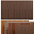 Elegant Woodgrain Wall Panel 3D model small image 4