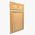 Classic Ornament Cabinet Door 3D model small image 2