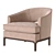 Lounge Armchair: Sleek and Stylish Design 3D model small image 1