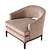 Lounge Armchair: Sleek and Stylish Design 3D model small image 7