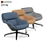 Herman Miller Striad Lounge Chair 3D model small image 1