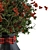 Festive Pine Berry Bouquet 3D model small image 3