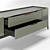 Metropolitan Cabinet: 2 Drawers, Folding Fronts 3D model small image 3