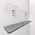 Glass Shelves Kit with Mounting Hardware  Sleek & Stylish Storage Solution 3D model small image 2