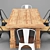 Contemporary Dining Table Set 3D model small image 2