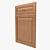 Classic Cabinet Door: High Detail 3D Model 3D model small image 1