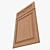 Classic Cabinet Door: High Detail 3D Model 3D model small image 4