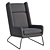 Hicks Modern Armchair: Sleek & Stylish 3D model small image 1