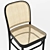 Modern Hoffmann Dining Chair 3D model small image 2