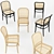 Modern Hoffmann Dining Chair 3D model small image 4