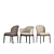 Giorgetti Normal Set: Elegant Table & Chair 3D model small image 3