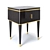 Elegant Brass-Inlaid Nightstand 3D model small image 5