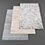 Luxury Rug Set: 5 Exquisite Pieces and Premium Textures 3D model small image 1