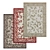 Versatile Carpets Set 3D model small image 1