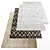 Modern Style Rug Set 3D model small image 1