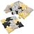 Scandinavian Puzzle Play Mat 3D model small image 1