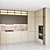 Modern Compact Kitchen Storage Solution 3D model small image 2