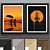 Elegant Art Frame Set 606 3D model small image 1