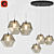 Elegant Glow Pendant Lamp 3D model small image 4