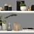 Title: Modern Floating Wall Shelves Set 3D model small image 4