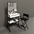 Custom Makeup Artist Table 3D model small image 1